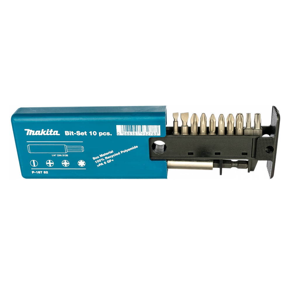 Набор насадок Makita 10 шт+магнитный держатель