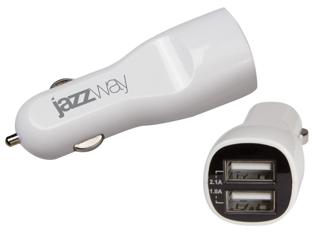 Блок питания iP-3100USB автомобильный JAZZway (Автомобильная зарядка для телефона для 2 USB) (1007148) (JAZZWAY)
