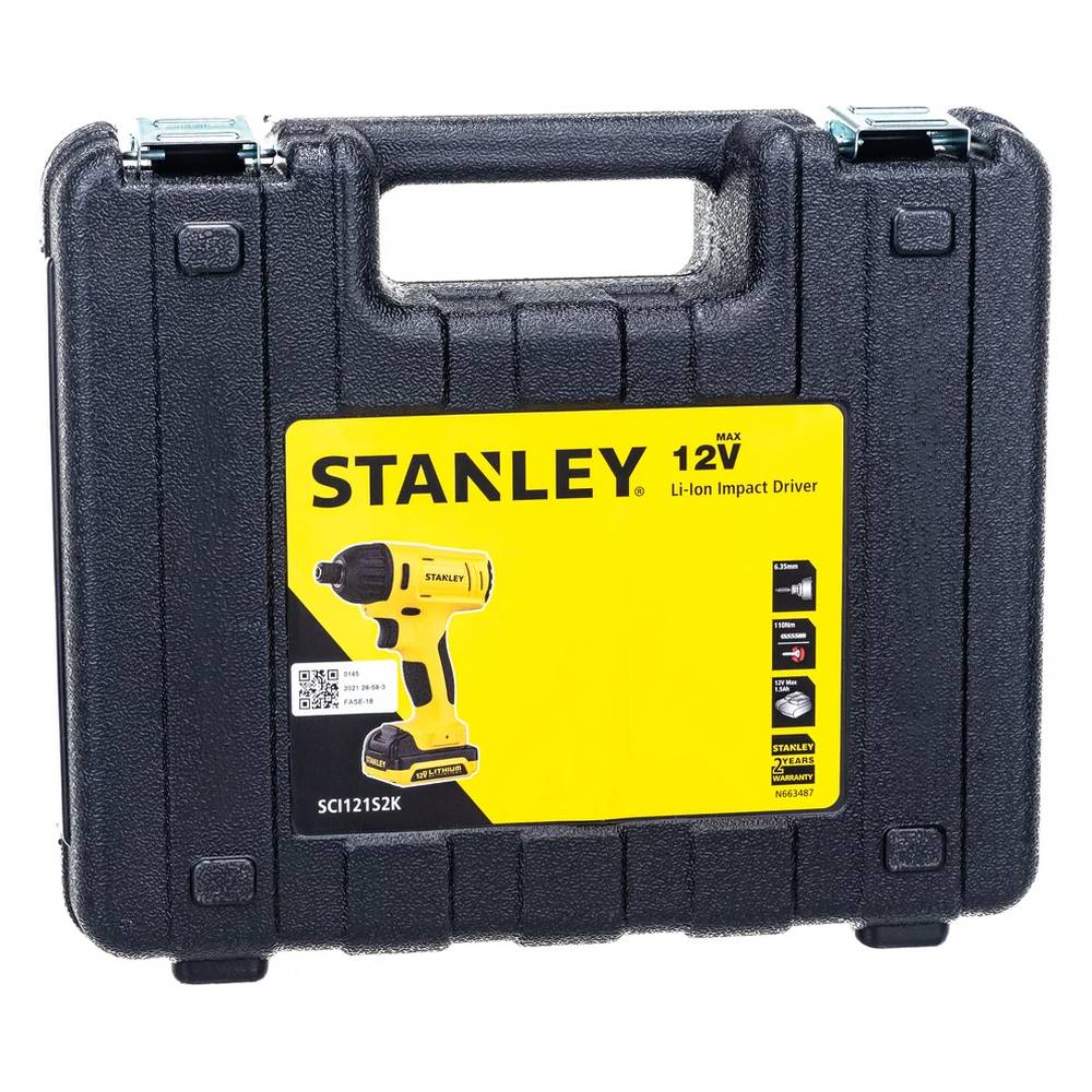Шуруповерт аккумуляторный Stanley SCI121S2K