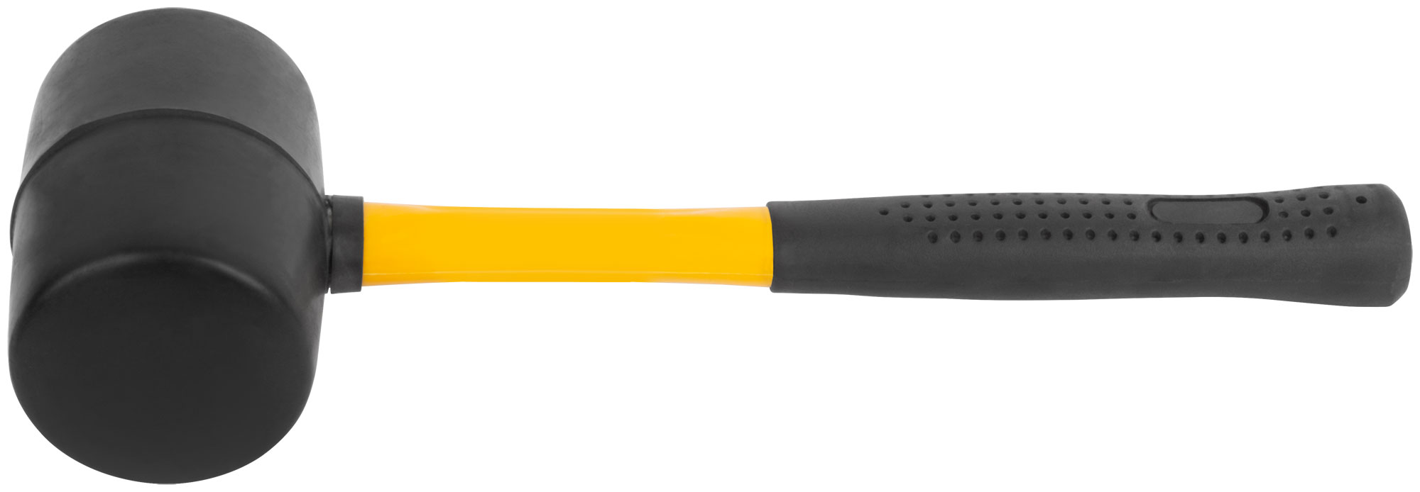 Киянка резиновая, фиберглассовая ручка 80 мм ( 900 гр ) FIT 45495