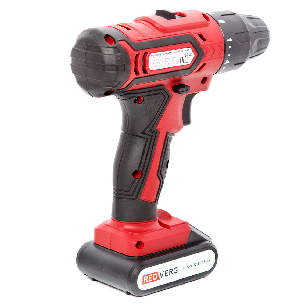 Шуруповерт аккумуляторный REDVERG RD-SD12L/2Y