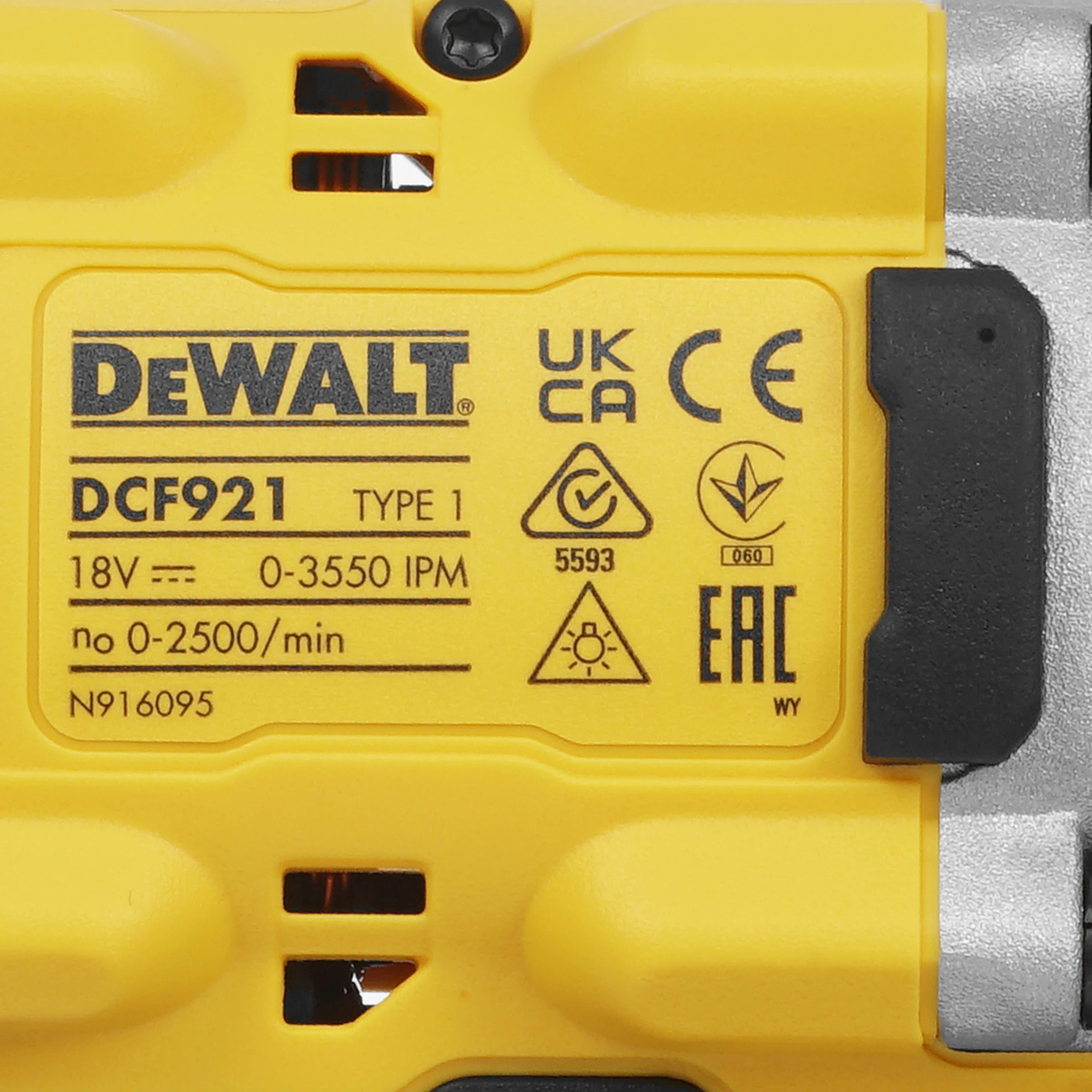 Гайковерт аккумуляторный DeWalt DCF921N (без акк, без з/у)