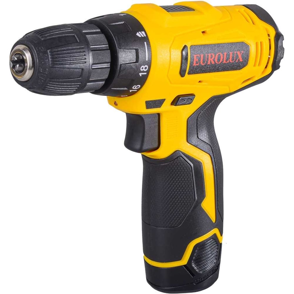 Дрель-шуруповерт аккумуляторная Eurolux ДА-12/1Li
