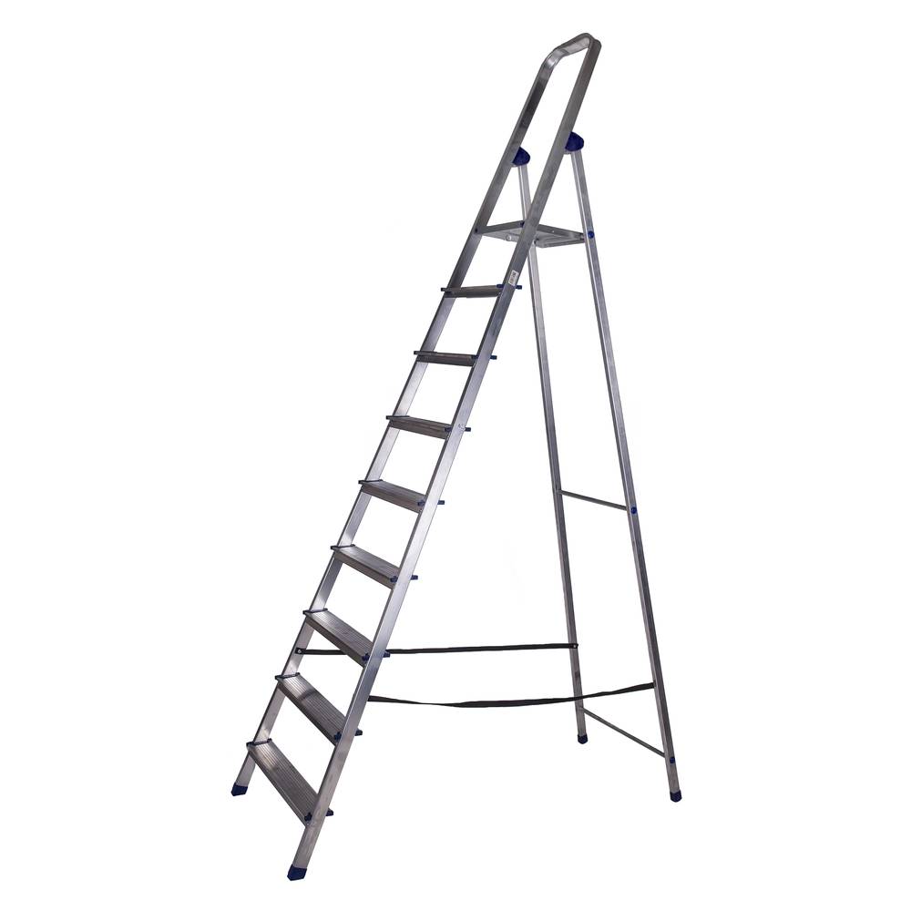 Стремянка алюминиевая STAIRS 9 ступеней AS09