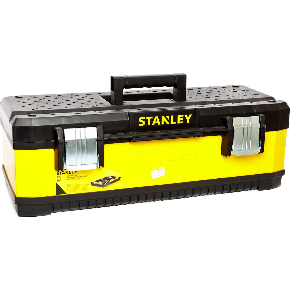 Ящик для инструмента Stanley металлопластмассовый (26080) 26" 66,2х29,3х22,2 см 1-95-614
