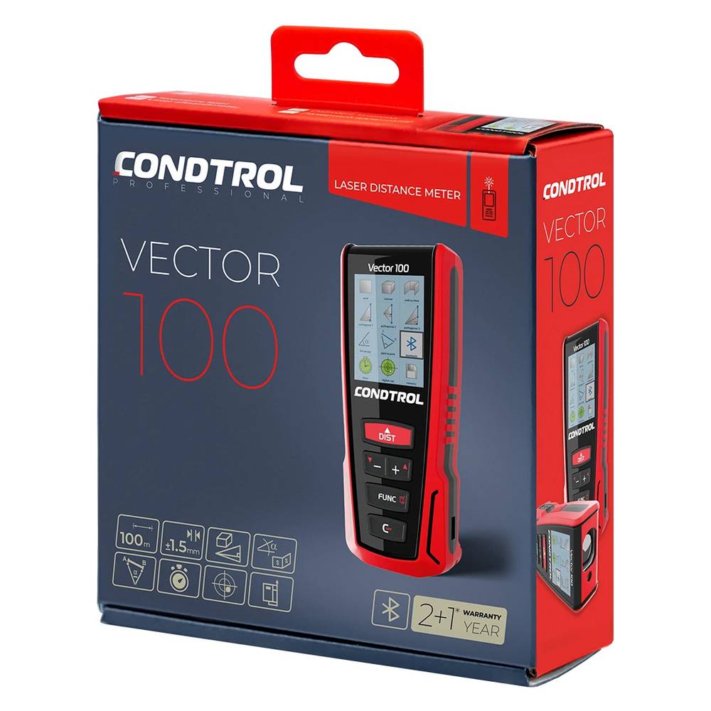 Измеритель длины лазерный CONDTROL Vector 100