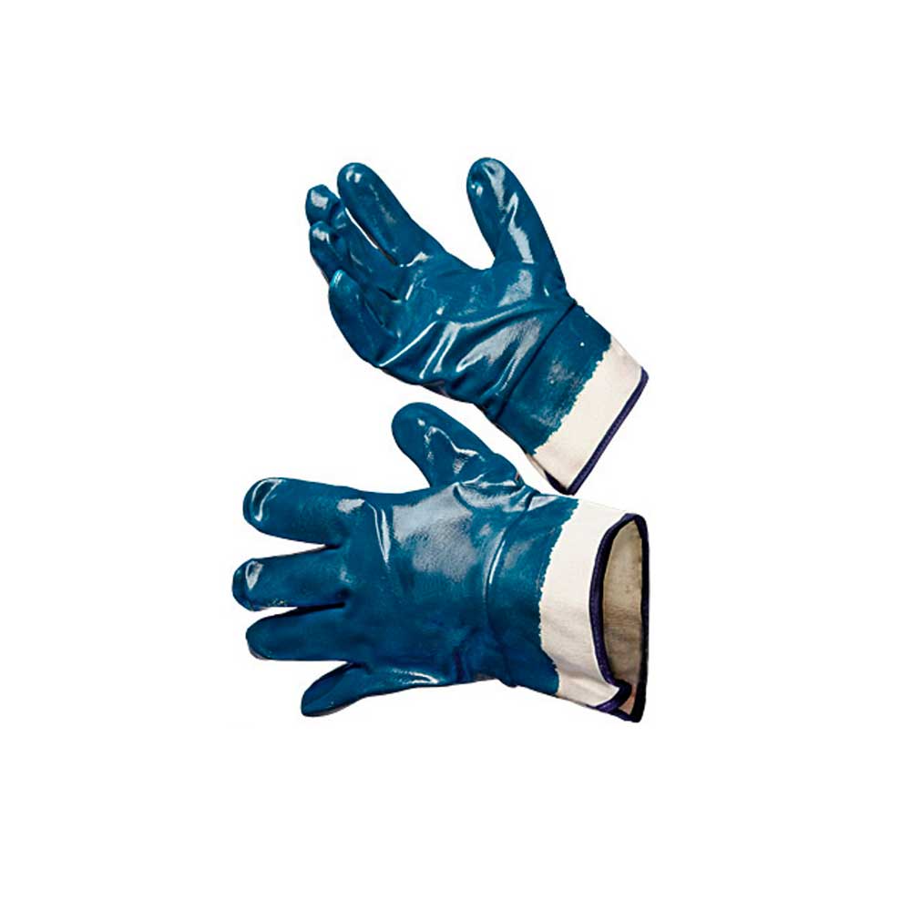 Перчатки нитриловые МБС , полный облив,синие