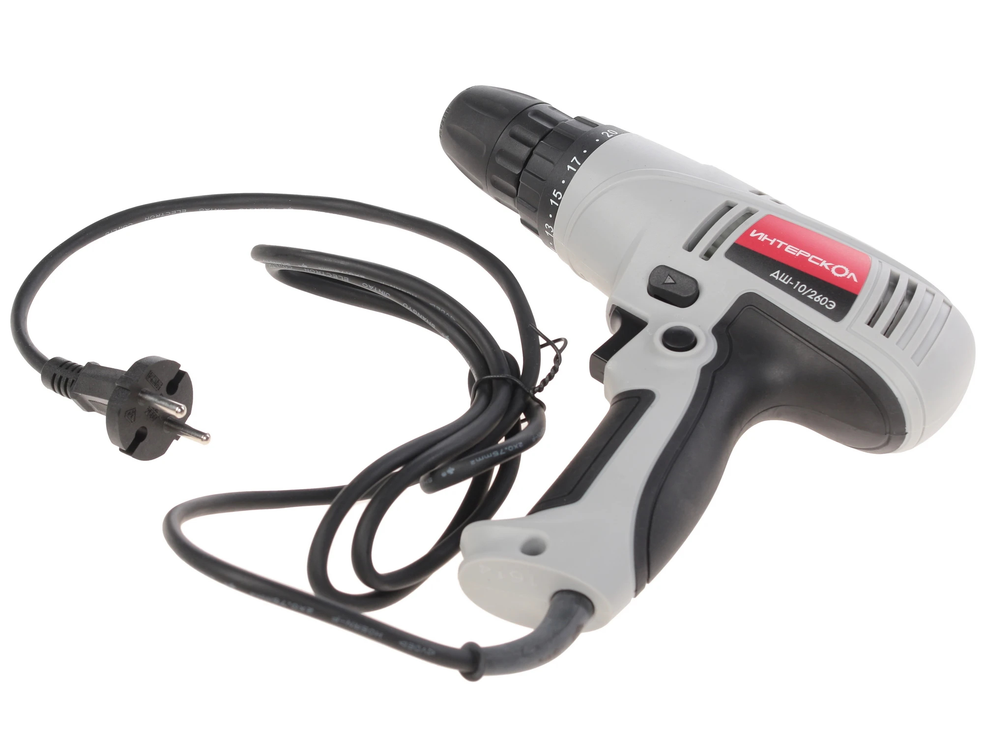 Шуруповерт электрический ИНТЕРСКОЛ ДШ-10/260Э