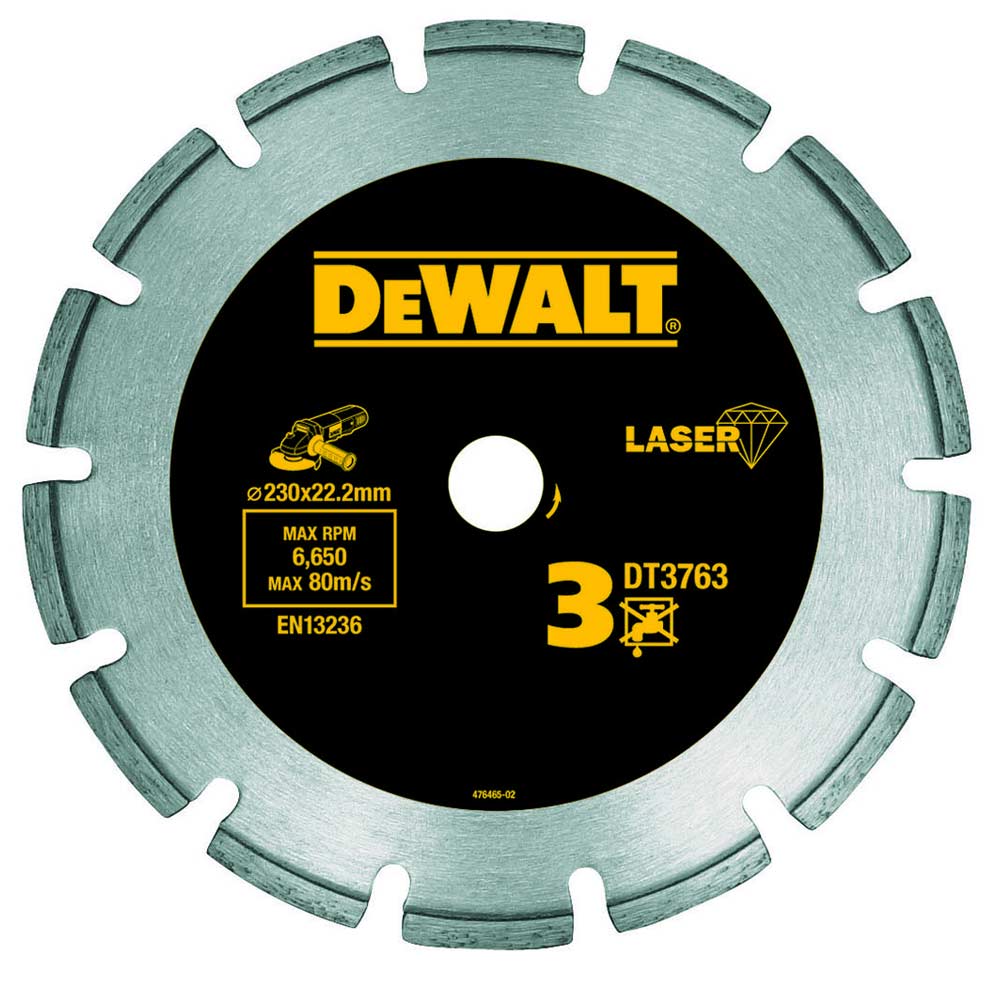 Круг алмазный DeWalt ф230 гранит DT3763