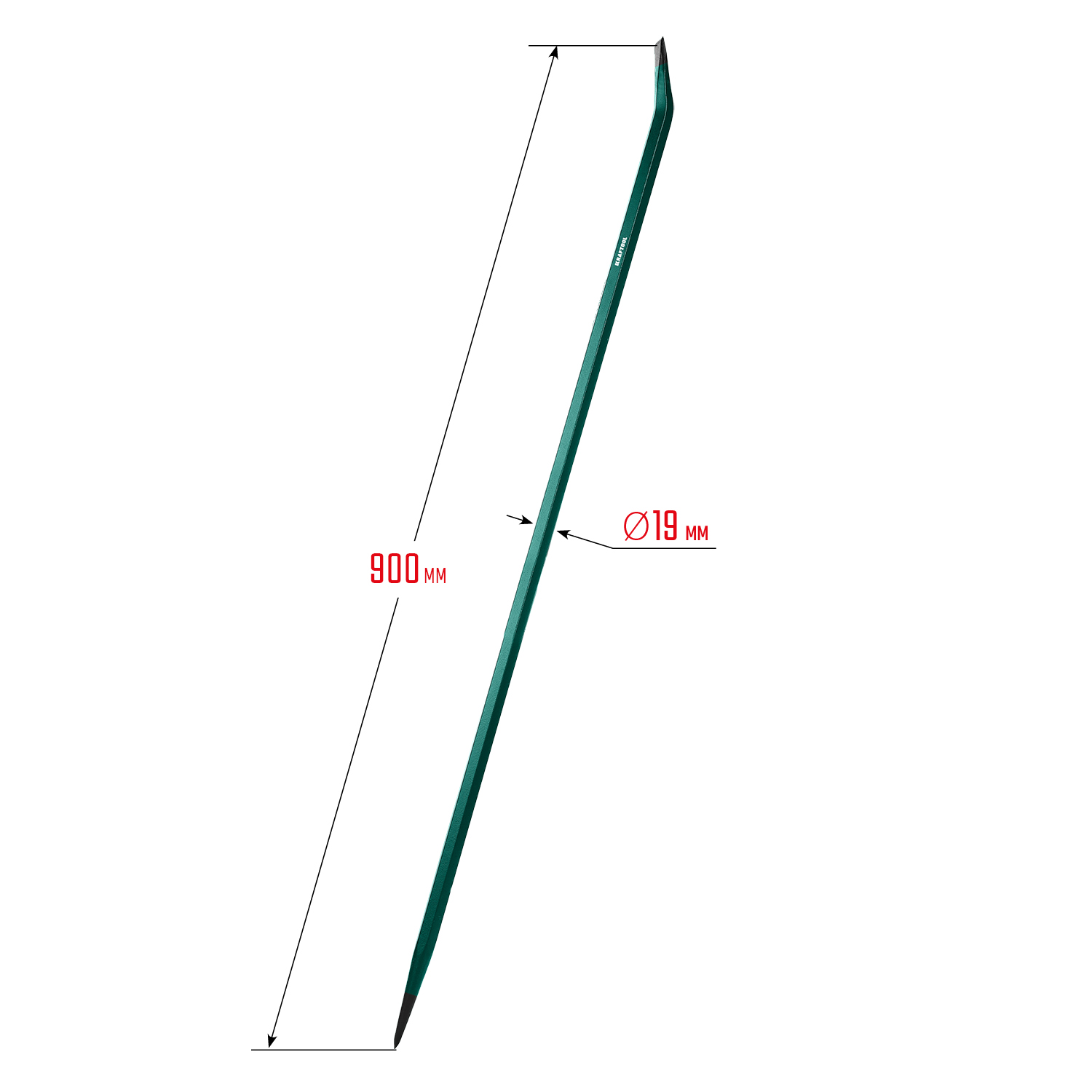KRAFTOOL 900 мм, 19 мм, монтажный лом (21807-90)