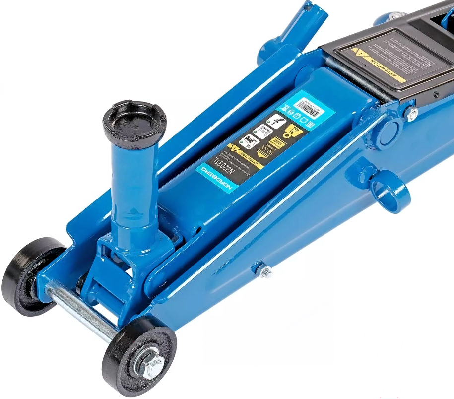 Домкрат подкатной для автолюбителя с проставкой, 3 т  NORDBERG N32031L