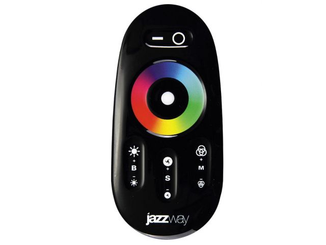 Контроллер PRC-4000RF RGB BL (черный)   12/24V 216/432Вт Jazzway (1019295) (JAZZWAY)