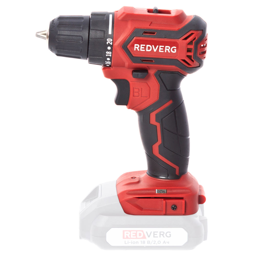 Шуруповерт аккумуляторный бесщеточный REDVERG RD-S18MBLC/U (без акк, без з/у)