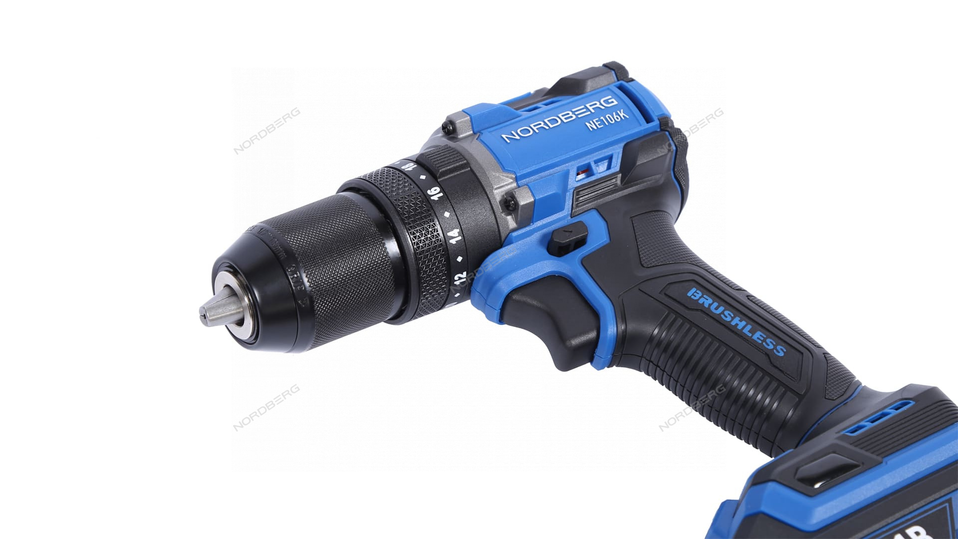 Шуруповерт аккумуляторный макс.диам. сверла 13 мм, 21 В, 70 Нм с 2 аккумуляторами и зарядным уст-вом NORDBERG NE106K