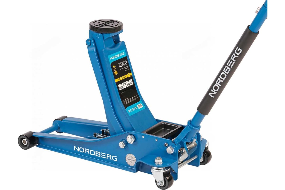 Домкрат подкатной 3,3 т, супернизкий подхват NORDBERG N32033
