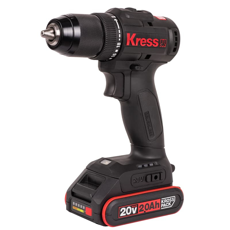 Шуруповерт аккумуляторный KRESS KU212.1