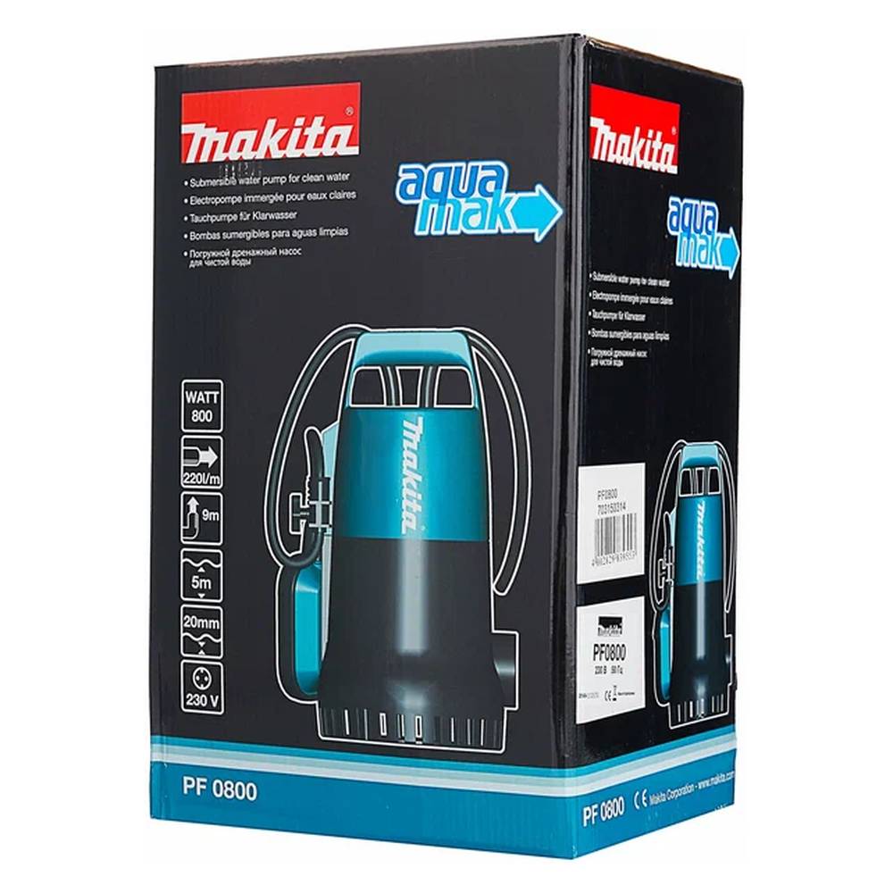Насос дренажный погружной Makita PF0800