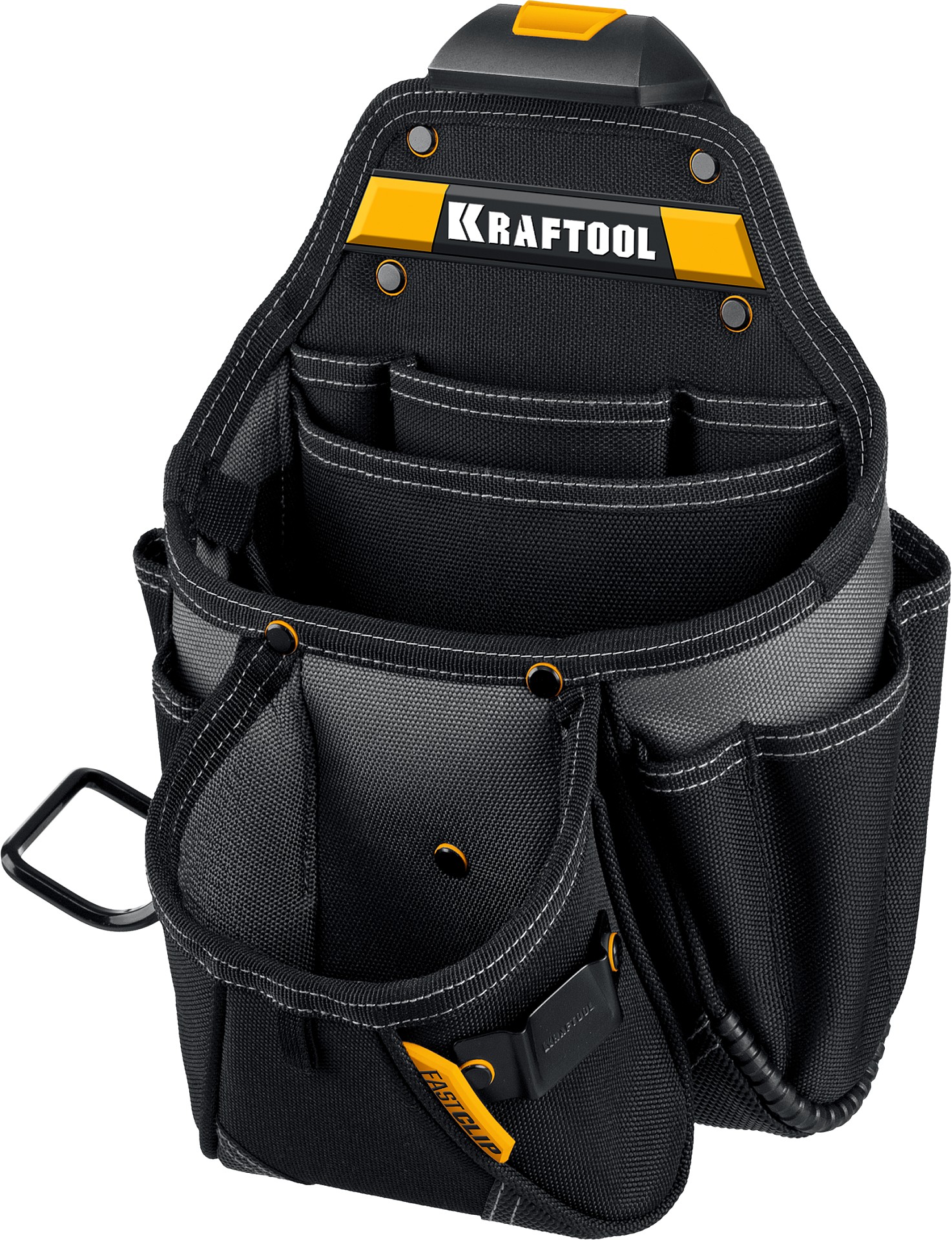 KRAFTOOL KBS-3L в комплекте: пояс монтажника и 2 большие сумки, пояс монтажника (38761)