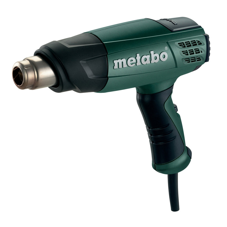 Фен строительный Metabo HE 23-650 Control Case + 2 насадки + дисплей