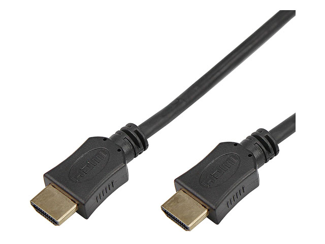 Шнур HDMI - HDMI без фильтров, длина  1 метров, (GOLD) (PE пакет)  PROconnect (17-6202-8) (PROCONNECT)