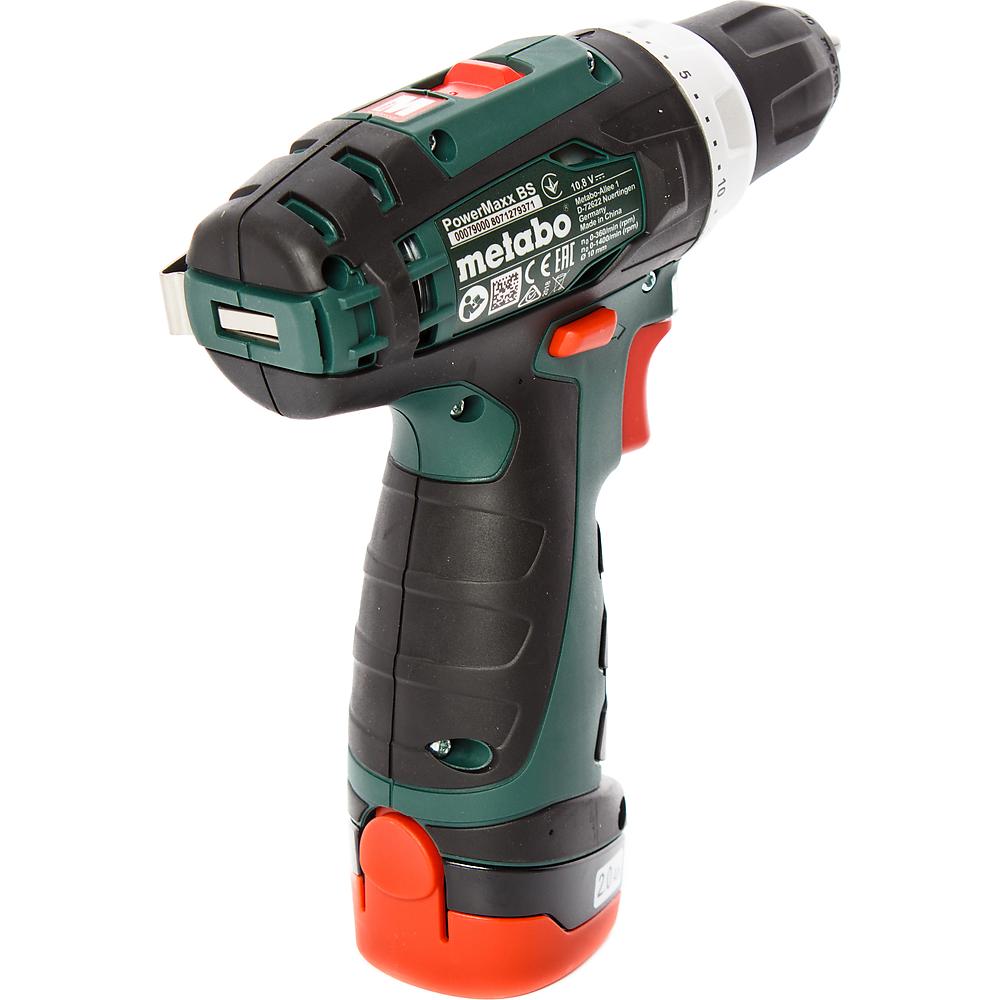 Шуруповерт аккумуляторный Metabo PowerMaxx BS (кейс)