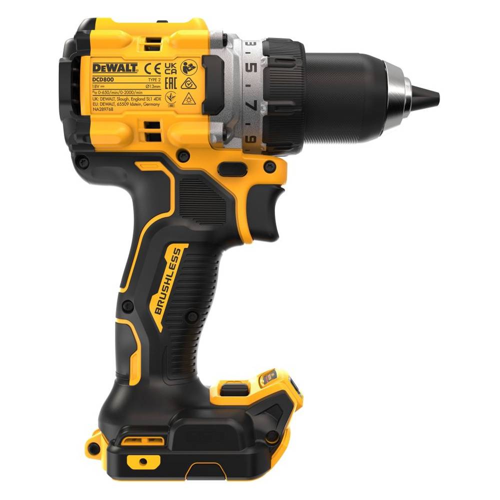 Шуруповерт аккумуляторный DeWalt DCD800P2 (2 акк, з/у), кейс
