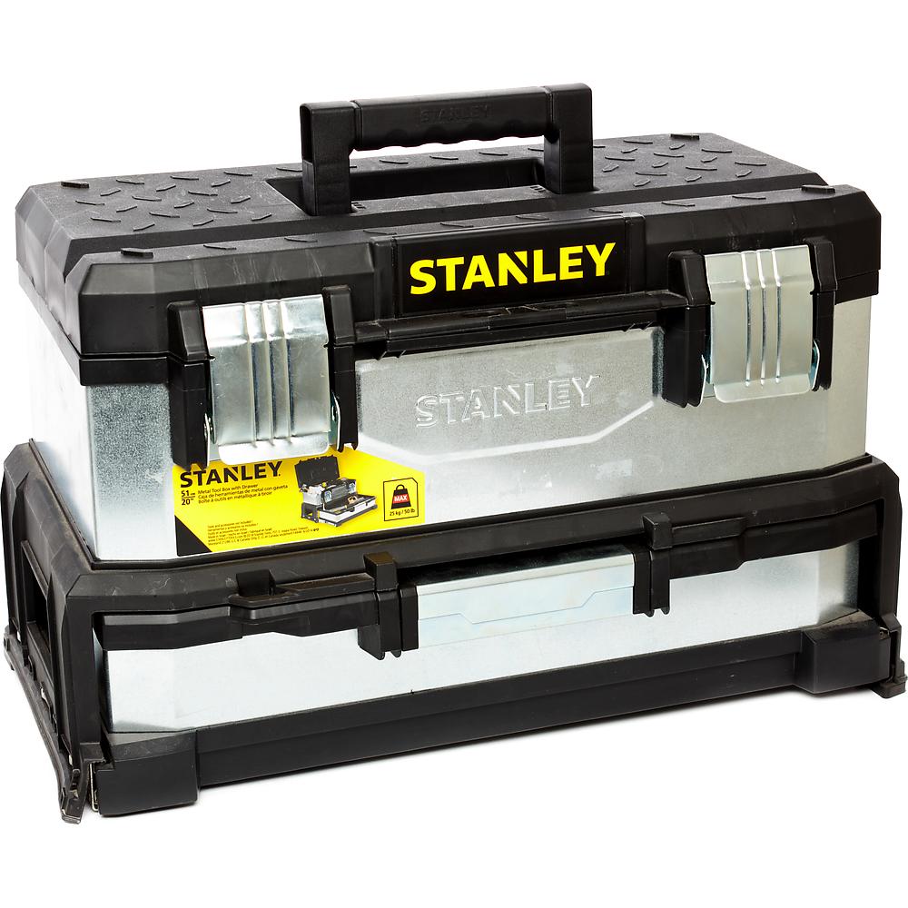 Ящик для инструмента Stanley металлопластмассовый гальванизированный 20" 1-95-830