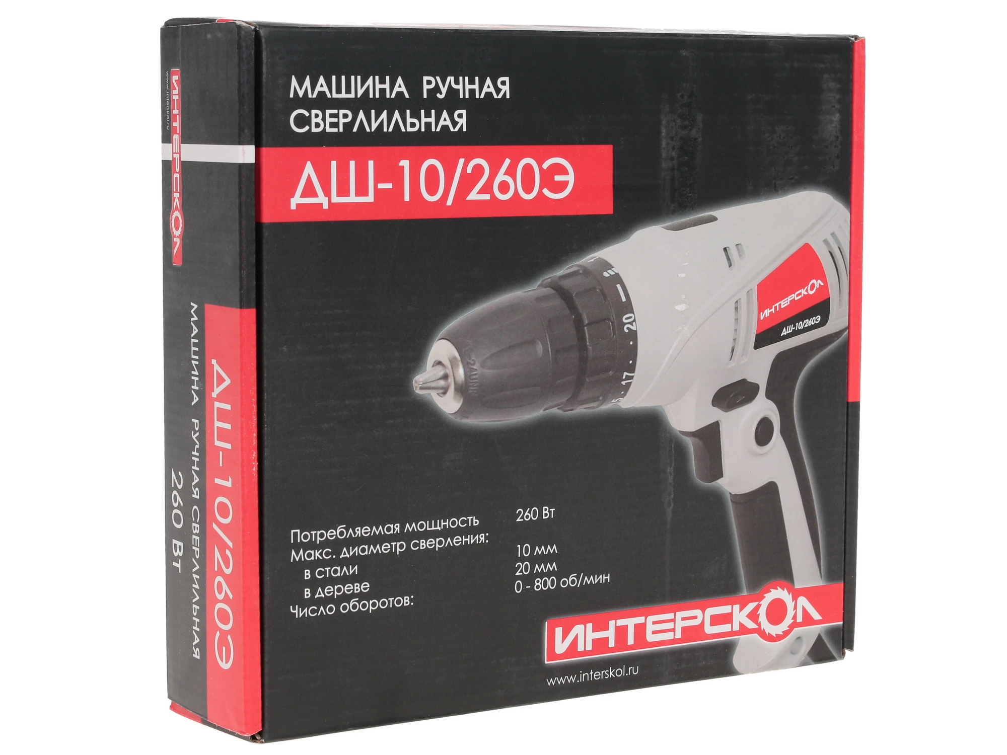 Шуруповерт электрический ИНТЕРСКОЛ ДШ-10/260Э