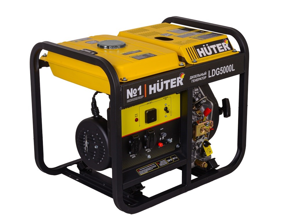 Генератор дизельный Huter LDG 5000L