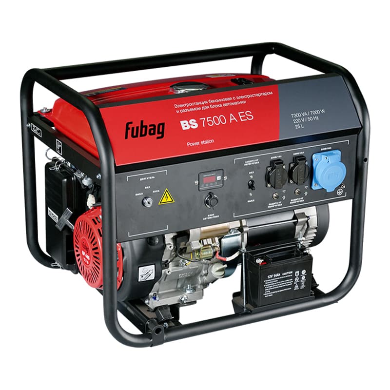 Генератор бензиновый FUBAG BS 7500 A ES