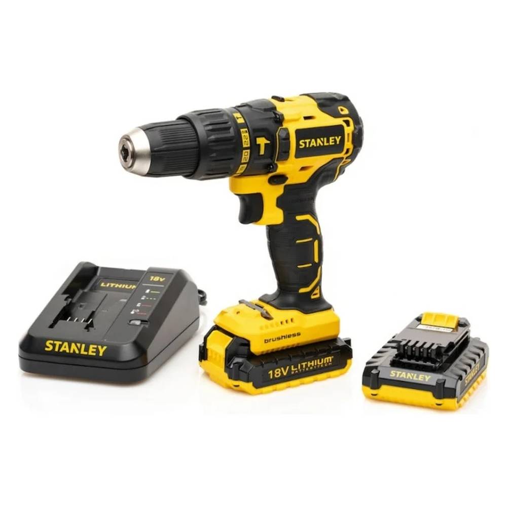 Шуруповерт аккумуляторный ударный Stanley SBH20D2K