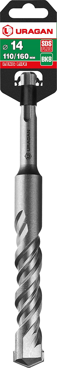 URAGAN 14 х 160 мм, SDS-plus бур (29311-160-14)