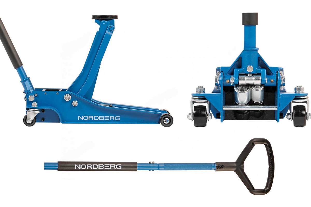 Домкрат подкатной 3,3 т, супернизкий подхват NORDBERG N32033