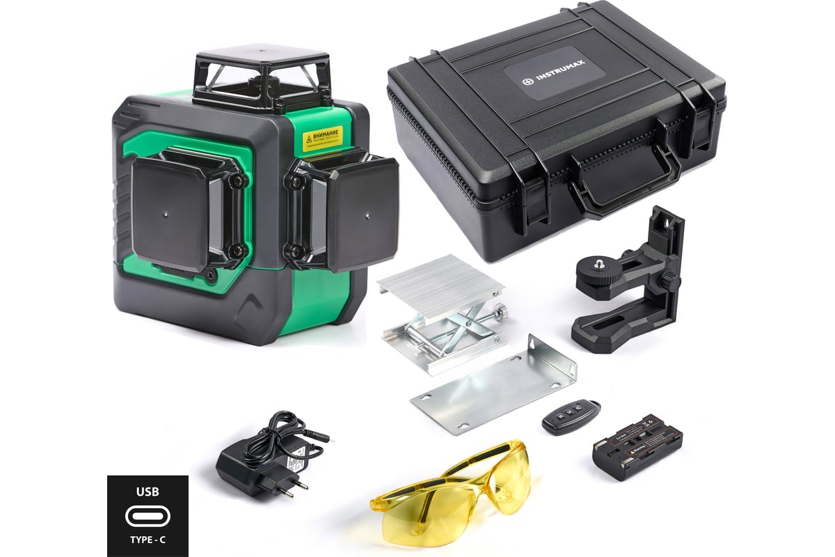 Уровень лазерный INSTRUMAX GL 3-360 Master SET