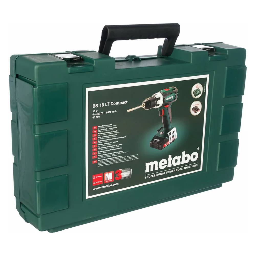 Шуруповерт аккумуляторный Metabo BS 18 LT