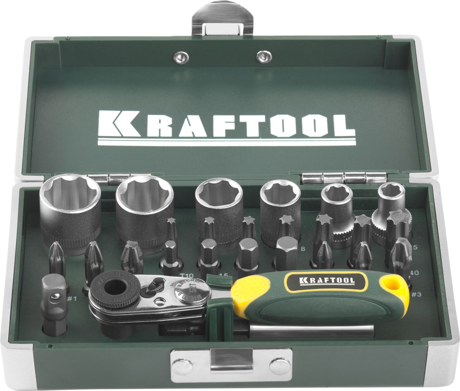 KRAFTOOL X-Drive, 26 шт, набор кованых торсионных бит (26065-H26)
