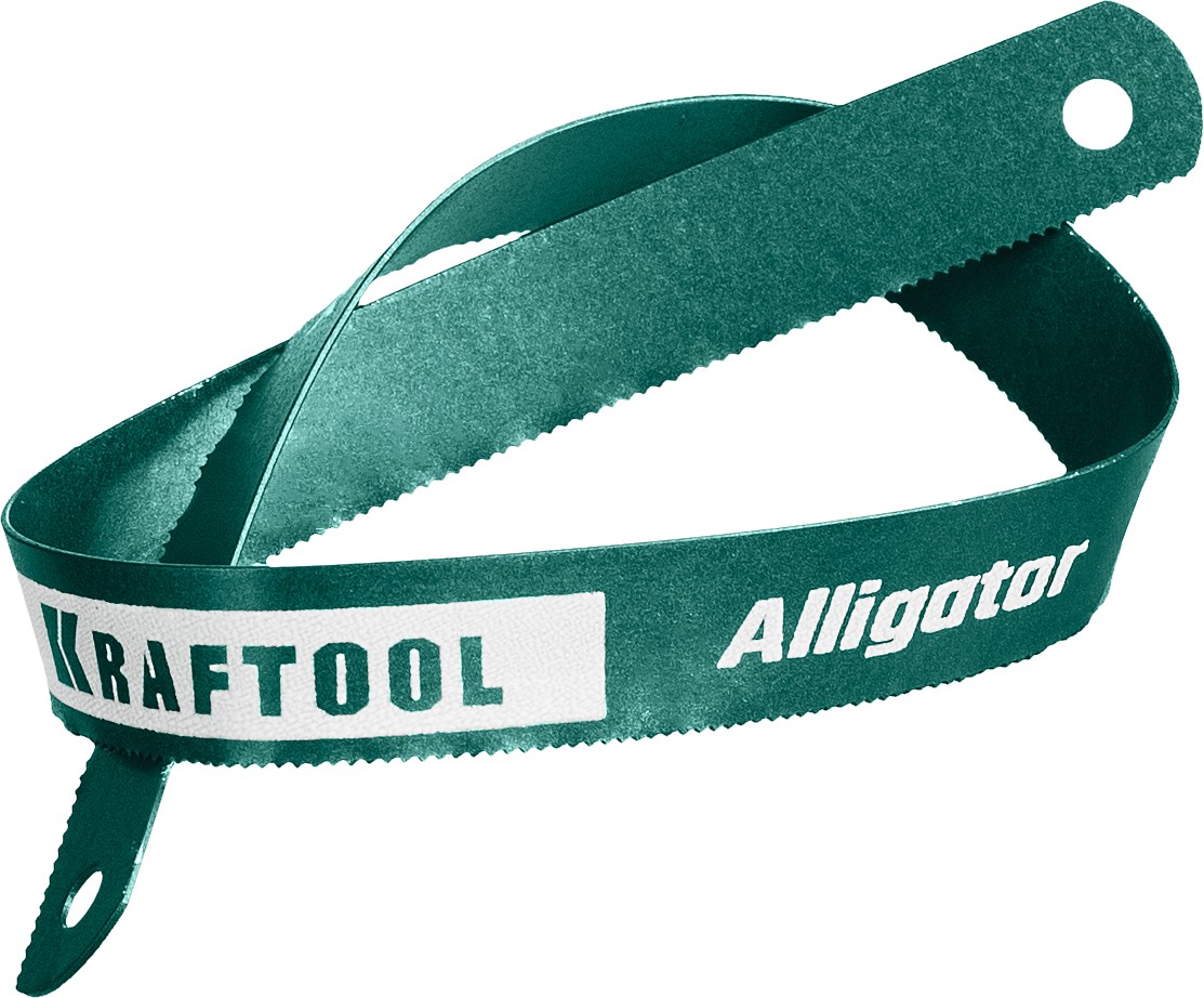 KRAFTOOL Alligator-24, 24 TPI, 300 мм, биметаллическое гибкое полотно по металлу (15942-24)