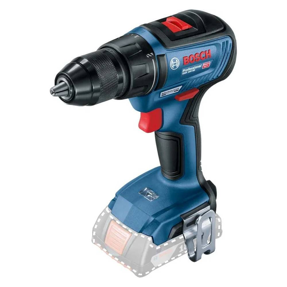 Шуруповерт аккумуляторный Bosch GSR 18V-50 (без акк. и З\у)
