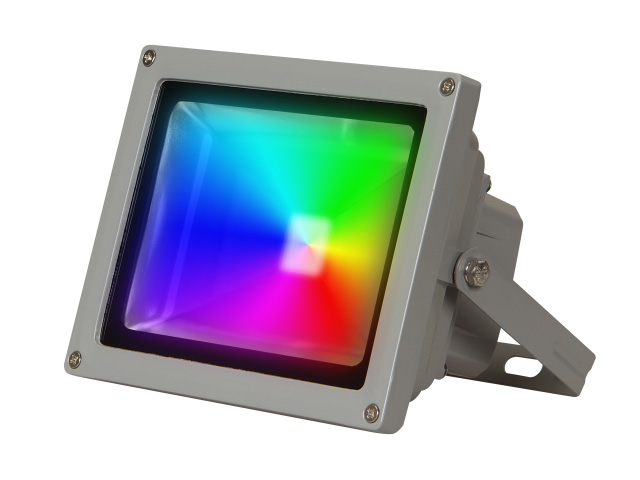 Прожектор светодиодный PFL -RGB-C/GR  20w  IP65Jazzway драйвер в комплекте (Настраиваемый Цветной,  пульт и драйвер в комплекте) (1005908) (JAZZWAY)
