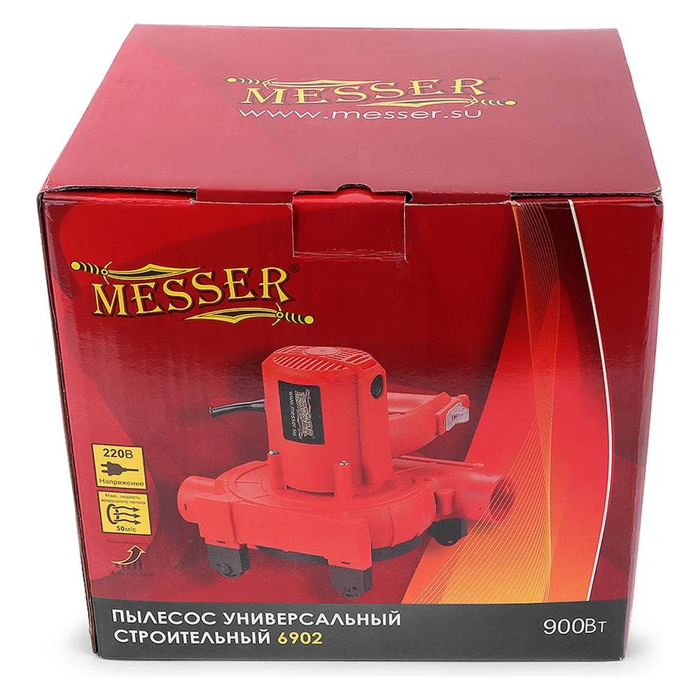 Пылесос универсальный строительный MESSER 6902
