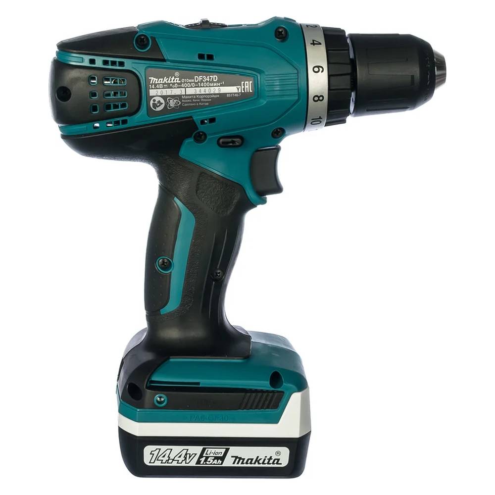 Шуруповерт аккумуляторный Makita DF347DWLE