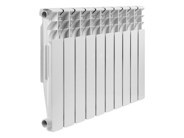 Радиатор алюминиевый 500/80, 10 секций SAS (вес брутто 9100гр) (HF-500A6-10) (AV Engineering)