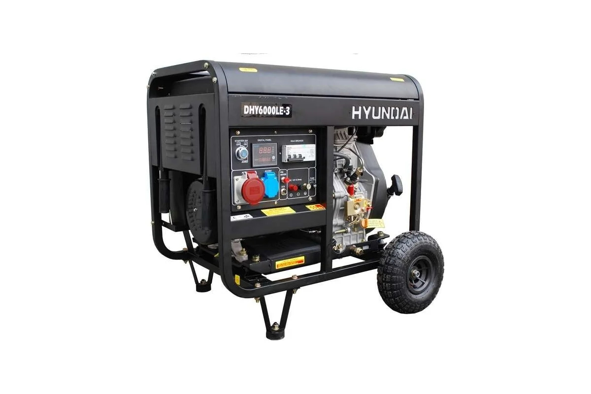 Генератор дизельный HYUNDAI DHY 6000LE-3