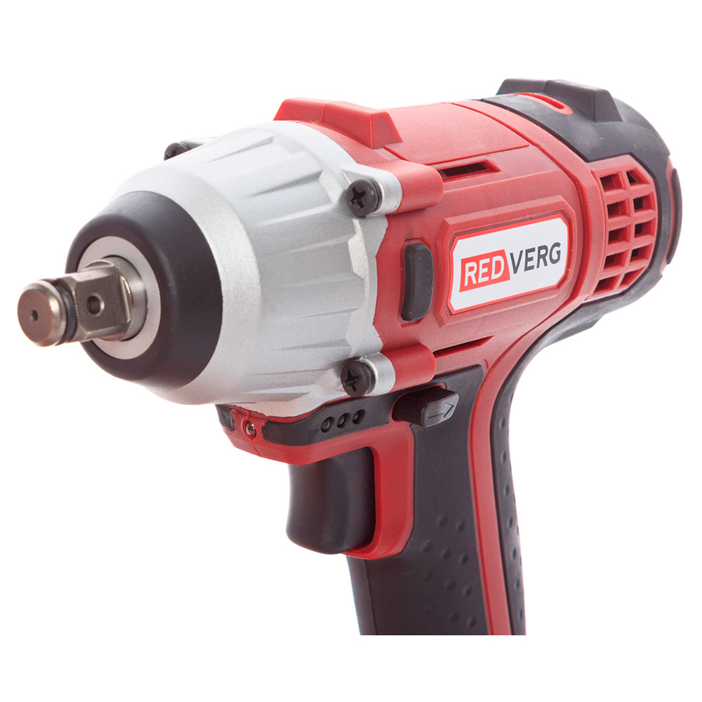 Гайковерт аккумуляторный ударный REDVERG RD-IW18/U (без акк, без з/у) + ЗУ 4А + 5Ач АКБ