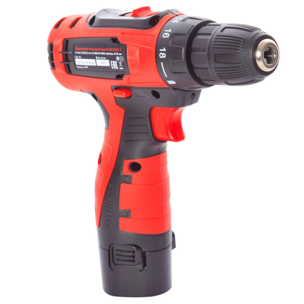 Шуруповерт аккумуляторный REDVERG Базовый/Basic SD12LE/2-2