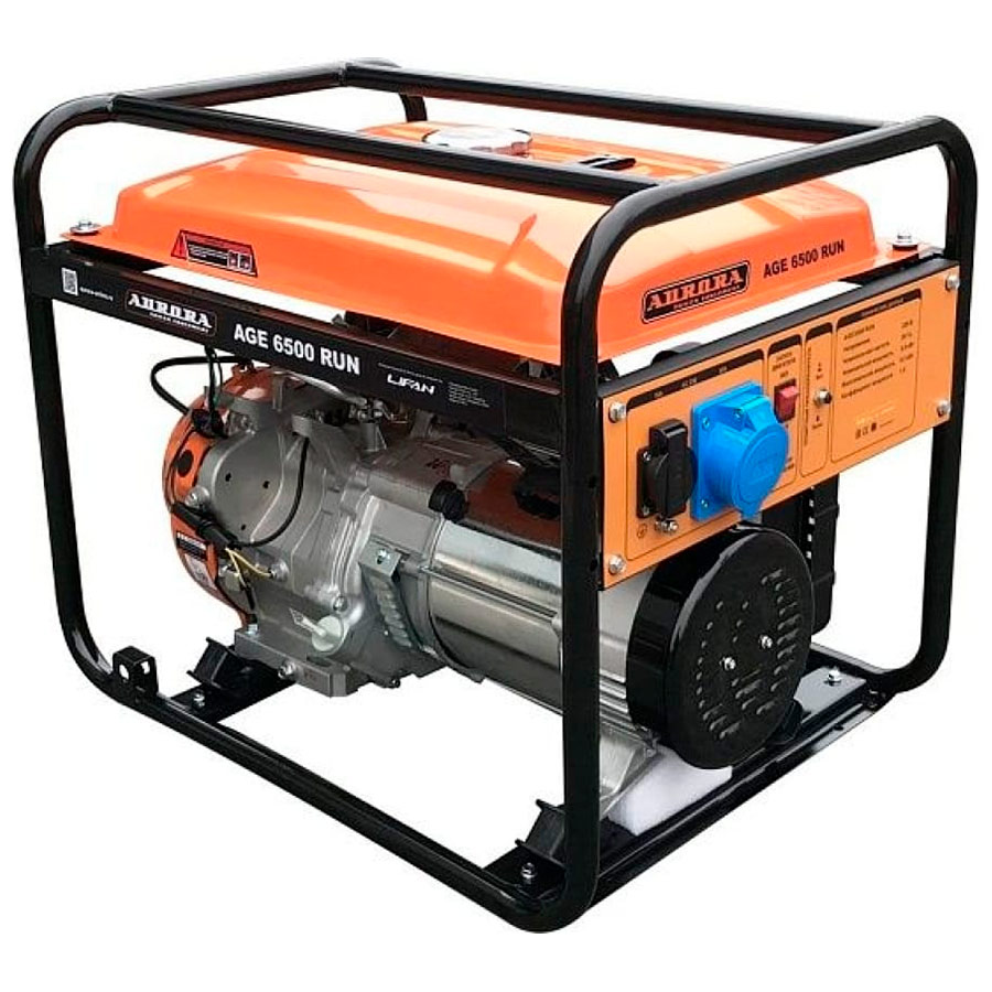 Генератор бензиновый AURORA AGE 6500 RUN (увеличенный топливный бак) 34115