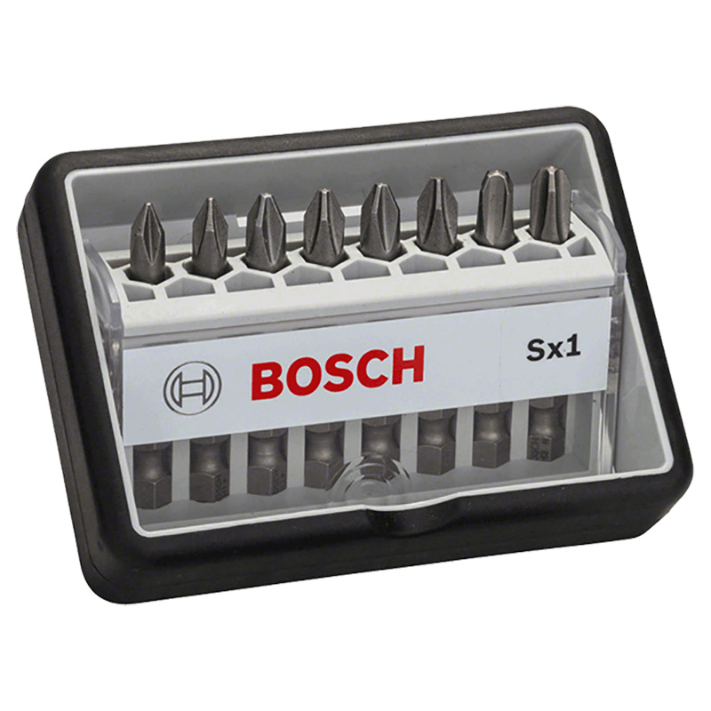 Набор бит Bosch 8шт PH1/PH2/PH3 49мм Robust Line (556)