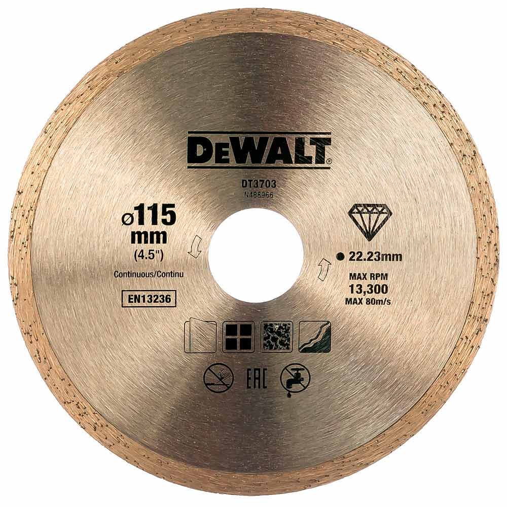 Круг алмазный DeWalt ф115 DT3703