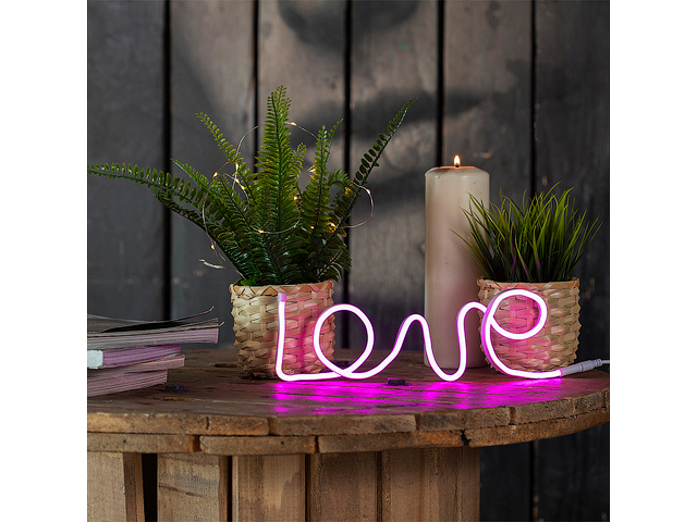 Набор для создания неоновых фигур NEON-NIGHT «Креатив» 90 LED, 0.75 м, розовый