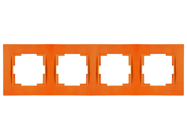 Рамка 4-ая горизонтальная оранжевая, RITA, MUTLUSAN (2220 800 1406)